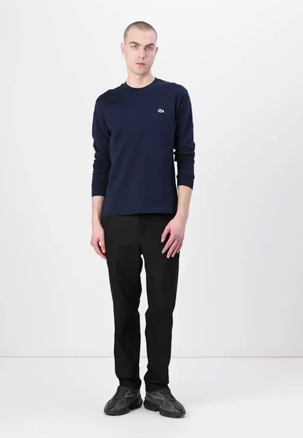 Мужской лонгслив Lacoste, темно-синий