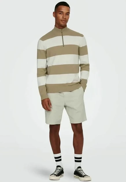 Мужские шорты Only & Sons ONSLINUS, серебристые