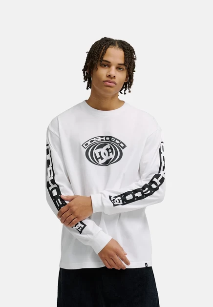 Мужской лонгслив DC Shoes, белый