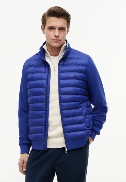 Мужская куртка Tommy Hilfiger MIX MEDIA, чёрно-синяя