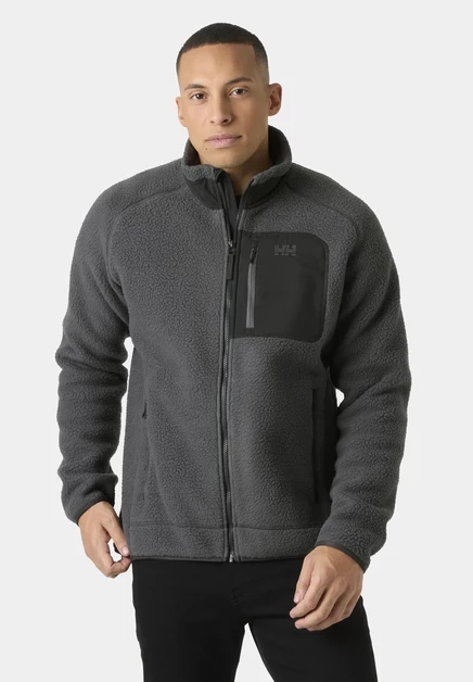 Мужская флисовая куртка Helly Hansen Panorama Pile Block, серая