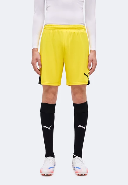Мужские спортивные шорты Puma Teamliga26, желтые/черные