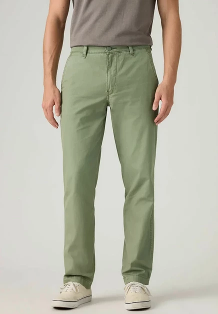 Мужские брюки Levi's XX Chino Relaxed, зелёная клетка