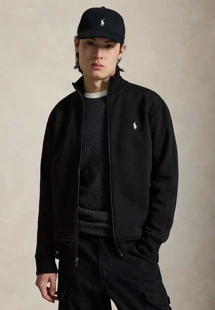 Мужская олимпийка Polo Ralph Lauren Double Knit, черная