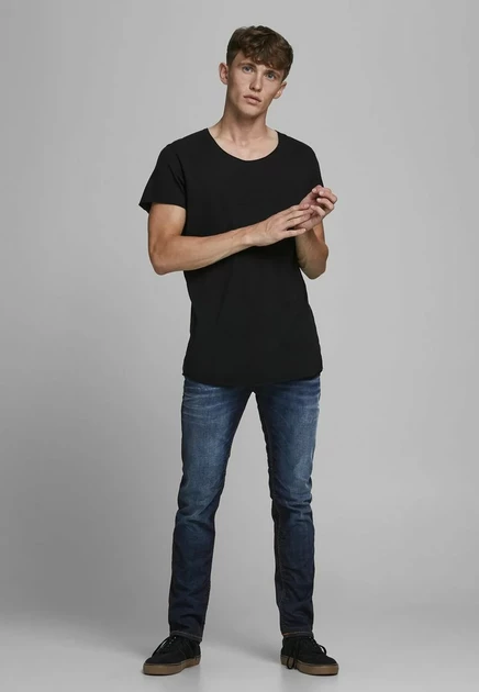 Мужские джинсы Jack & Jones Tim Original, темно-синие
