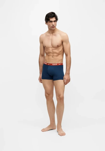 Мужские трусы-боксеры Nike Underwear, 2 шт., сине-красно-зеленые