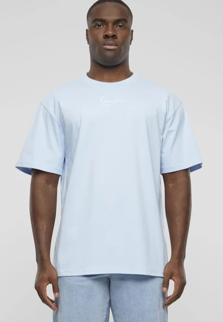 Мужская базовая футболка Karl Kani Small Signature, синяя