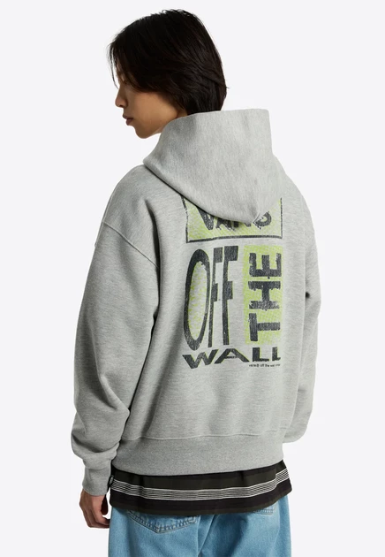 Мужское худи Vans Cut and Paste Pullover, черно-серое