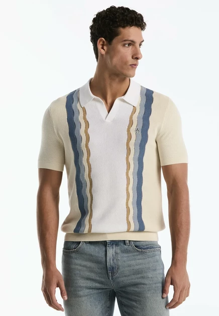 Мужская футболка-поло Original Penguin, бежевая