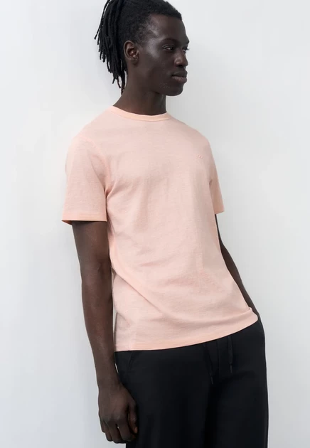 BOSS TEGOOD 10240843 01 - Basic T-shirt - dark blue light pink