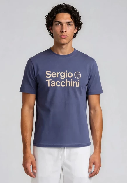 Мужская футболка Sergio Tacchini Alternativa, индиго