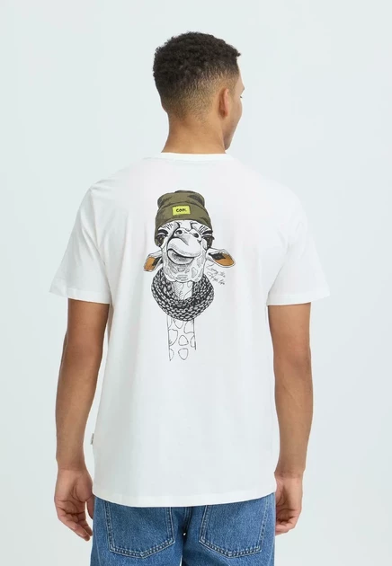 Мужская футболка Blend BHJACKSON BACKPRINT, белая