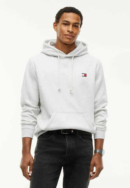 Унисекс худи Tommy Jeans TJM Reg Badge, серое