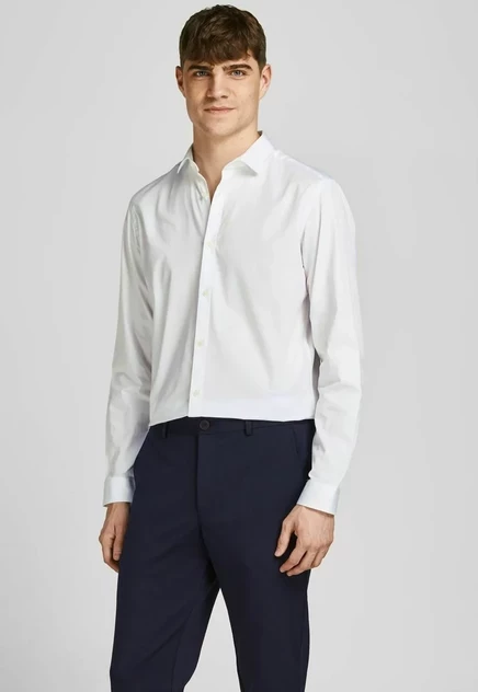 Мужская рубашка Jack & Jones Premium JPRBLACARDIFF, белая