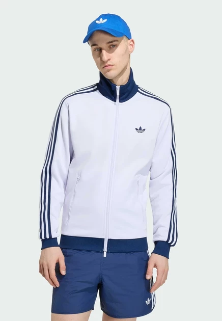 Мужская олимпийка adidas BECKENBAUER TT, фиолетовая