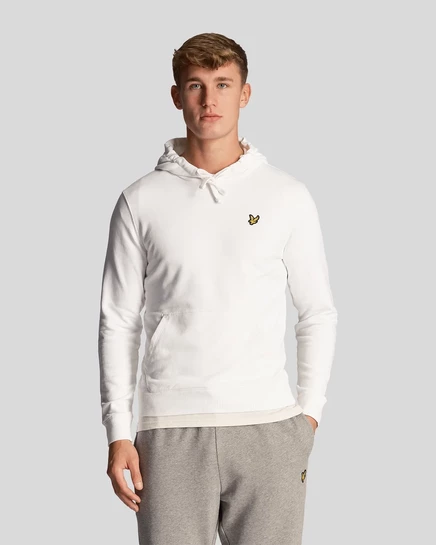 Мужское худи Lyle & Scott, белое