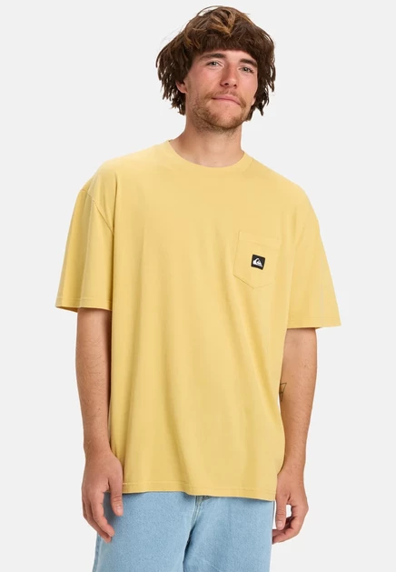 Мужская футболка Quiksilver Salt Water Pocket, желтая