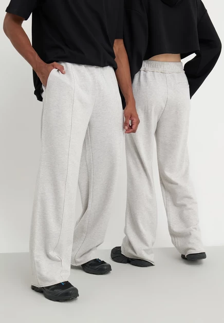 Унисекс спортивные брюки YOURTURN Wide Leg, светло-серые