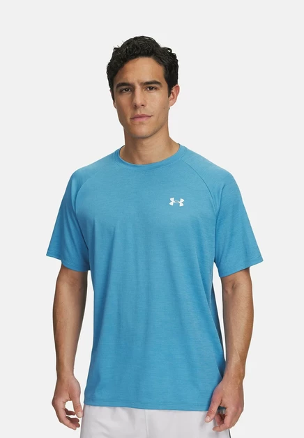 Мужская футболка Under Armour TECH TEXTURED, серо-синяя