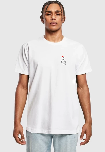 Мужская футболка Mister Tee Love Sign 2.0, белая