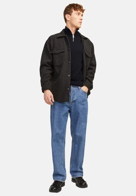 Мужской джемпер JACK & JONES, 2 шт., черный и бежевый