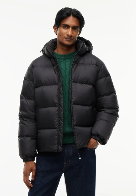 Мужской пуховик Tommy Jeans, черный