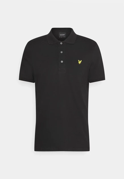 Мужская рубашка-поло Lyle & Scott, черная
