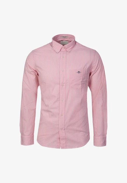 Мужская рубашка Gant Regular Fit, выстиранно-розовая