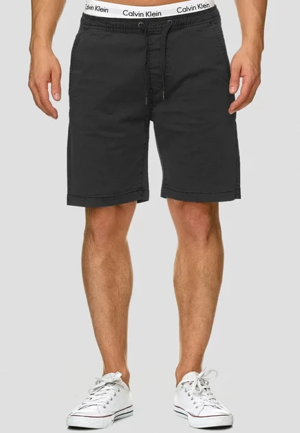 INDICODE JEANS SHORTS BERMUDA KURZE HOSE KELOWNA - Shorts - blue surf black