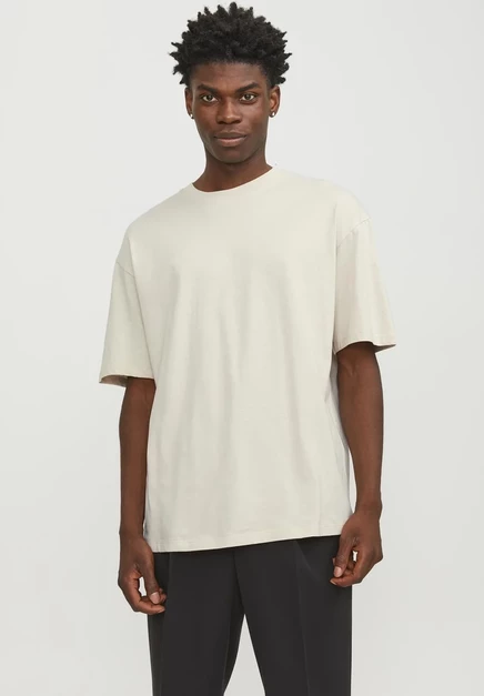 Мужская футболка Jack & Jones Jjebradley, бежевая
