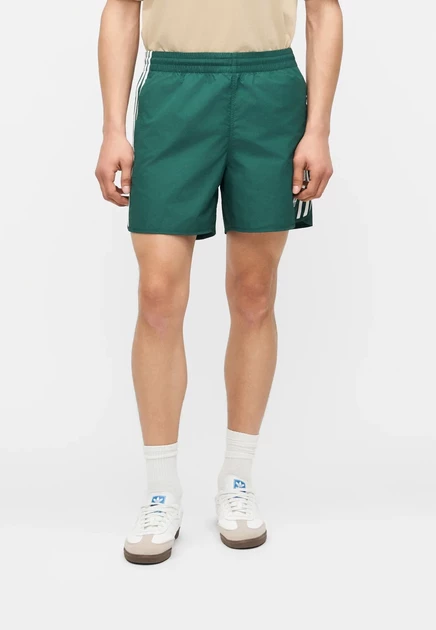 adidas Originals SPRINTER SHORT - Tracksuit bottoms - black collegiate green