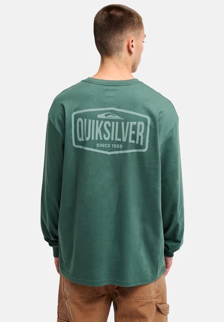 Мужской лонгслив Quiksilver KTA GRT, серый