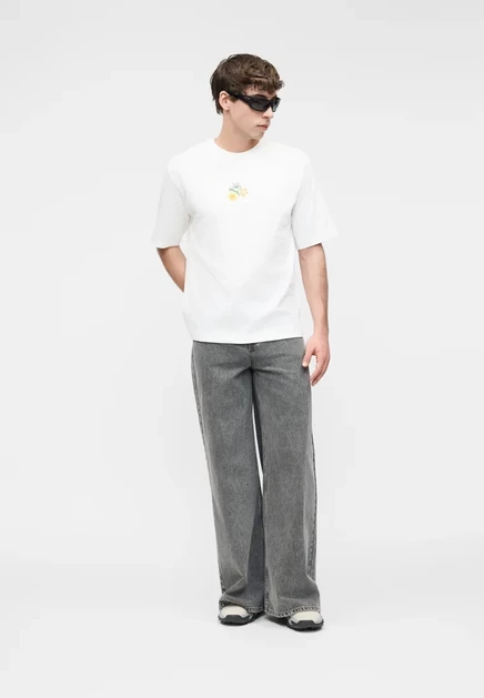 Футболка унисекс Puma Boxy Florals Graphic Tee, белая