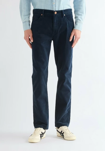 Wrangler LARSTON - Straight leg jeans - heritage haze dark sapphire