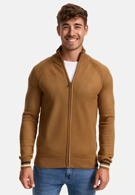 Мужской кардиган Indicode Jeans, серо-бежевый