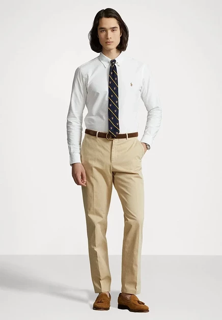 Мужская рубашка Polo Ralph Lauren Custom Fit, белая