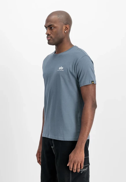 Мужская футболка Alpha Industries Basic, джинсово-синяя