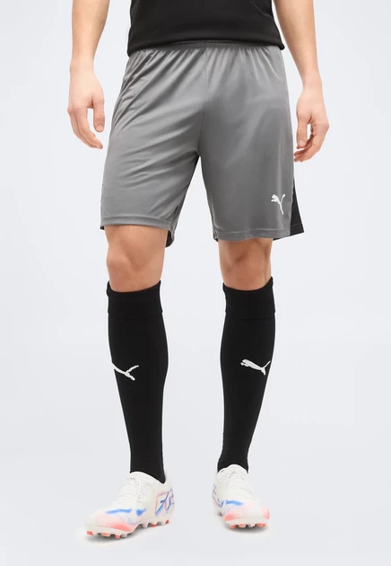 Мужские спортивные шорты Puma Teamliga26, серые/белые/черные
