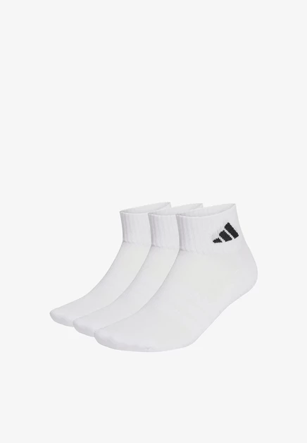 Носки adidas Performance Cushioned, 3 пары, серо-бело-черные