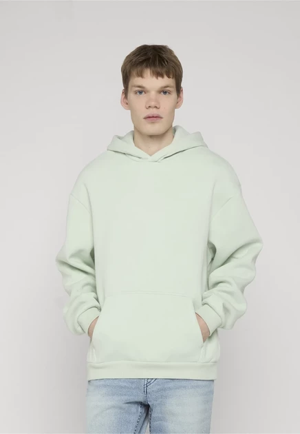 URBAN CLASSICS - Hoodie - whitesand frostmint