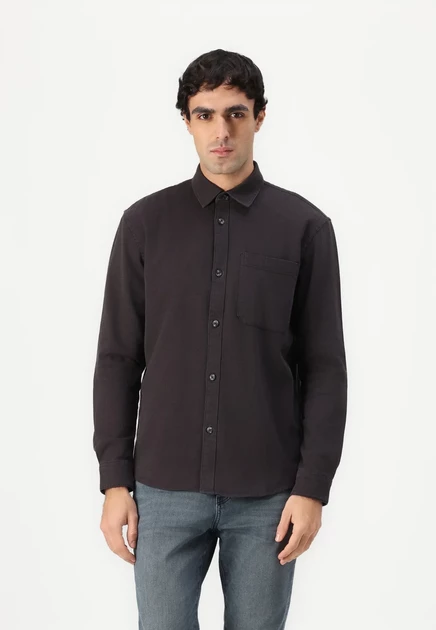 Мужская рубашка Tom Tailor Denim Relaxed, серая