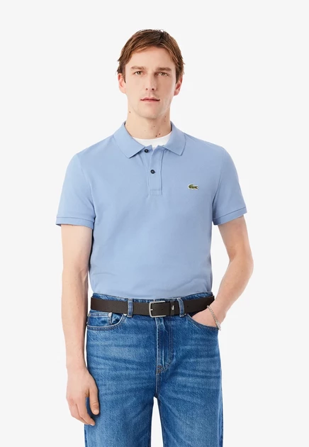Мужское поло Lacoste PH4012_166, светло-синее