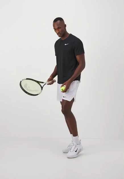 Мужские шорты NikeCourt Victory, бело-черные