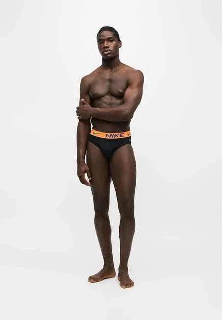Мужские трусы Nike Underwear, 3 шт., дымчато-черные