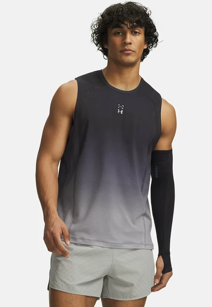 Мужской лонгслив Under Armour Halo Run, антрацитовый