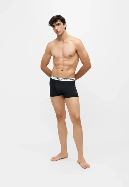 Nike Underwear ESSENTIAL TRUNK  3 PACK - Trunks - blue void/white graphite