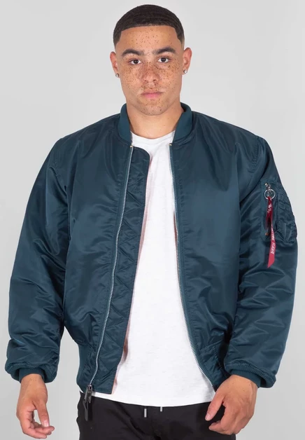 Унисекс бомбер Alpha Industries MA-1, темно-синий