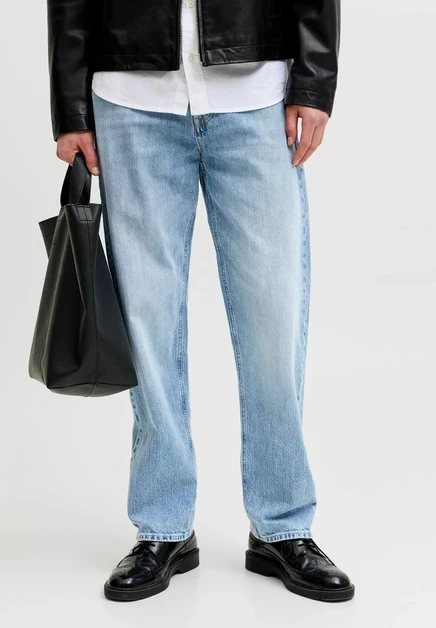 Мужские джинсы Jack & Jones JJIEDDIE 752, прямые, синие