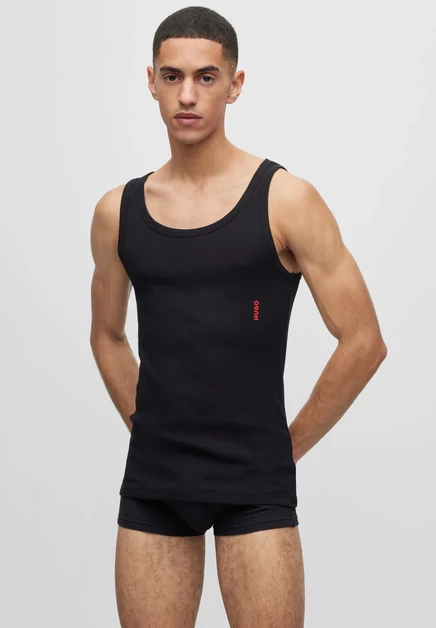 HUGO TANK 2 PACK - Undershirt - white open miscellaneous