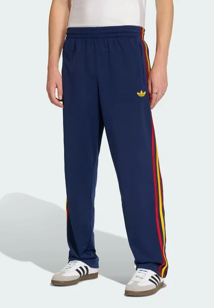 adidas Originals FIREBIRD TP - Tracksuit bottoms - black/bright blue dark blue/crew yellow/team power red